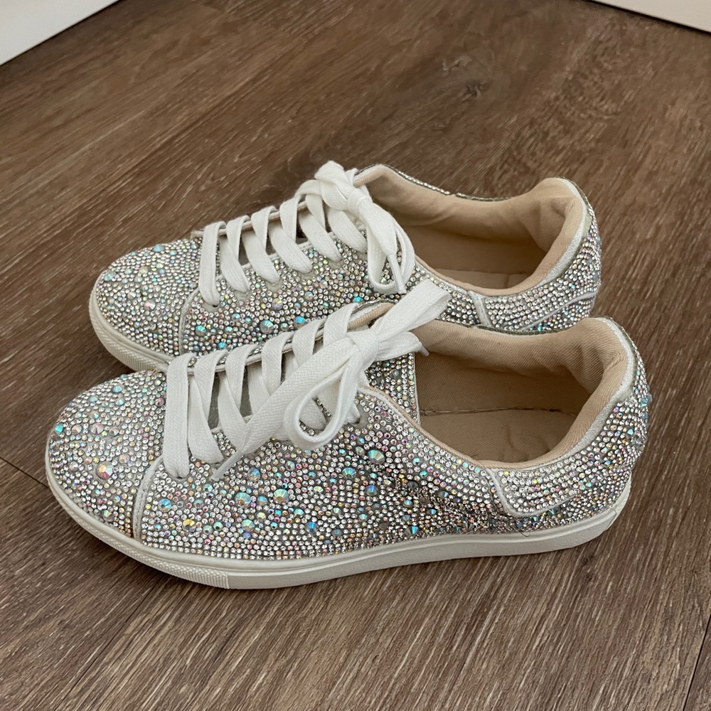 KIDS Betsy Johnson Sidny Rhinestone Shoes